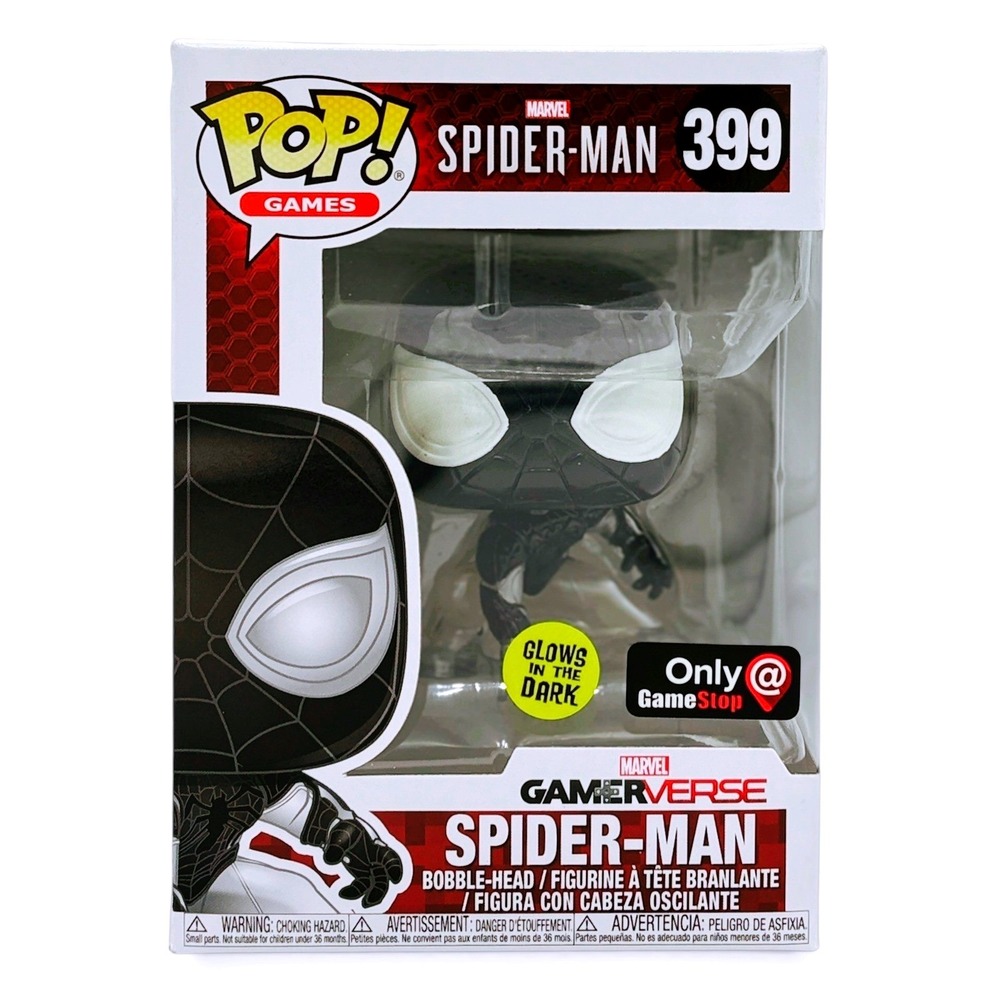 Funko‎ Pop Spider-Man 399 GITD GameStop Exclusive Marvel Gamerverse Vinyl Figure